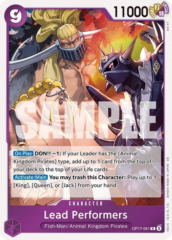Lead Performers OP17-061 (The World's Strongest Warriors) - Foil
