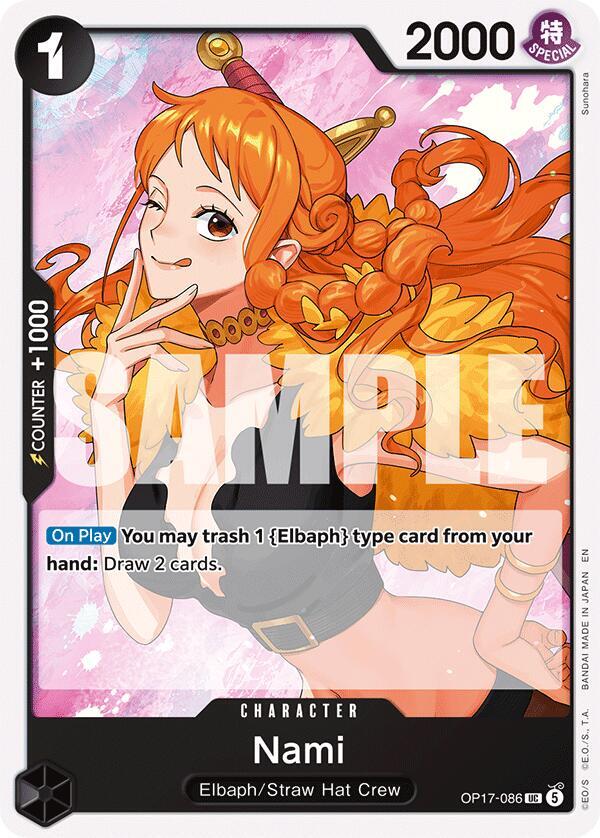 Nami OP17-086 (The World's Strongest Warriors)