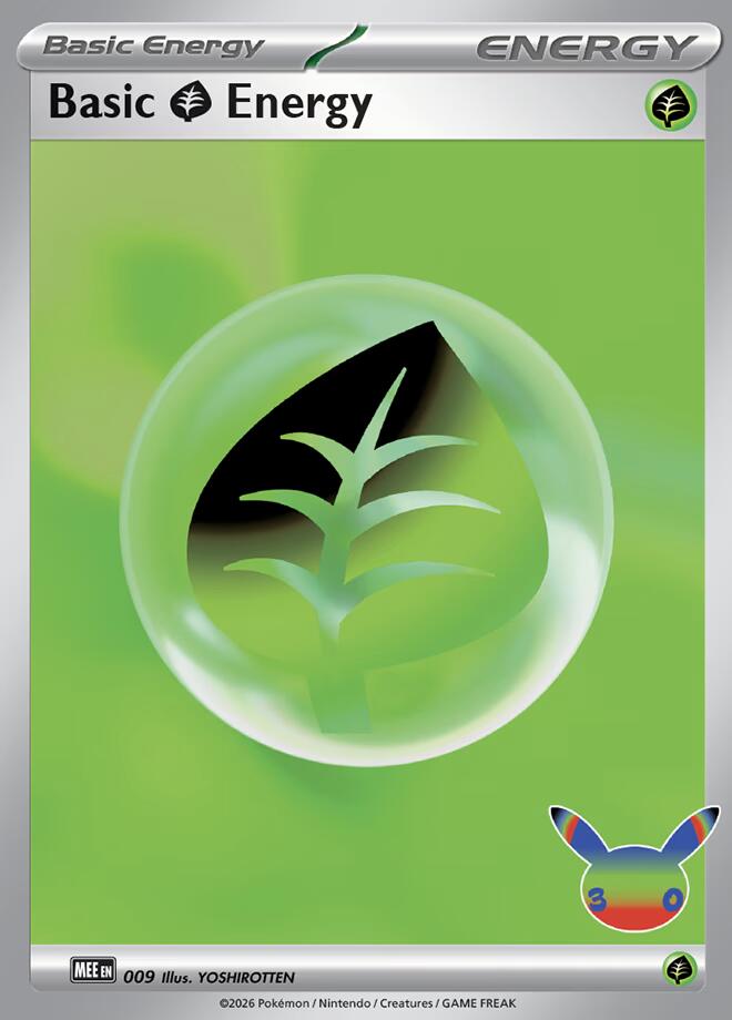 Basic Grass Energy (MEE: Mega Evolution Energies) - Holofoil