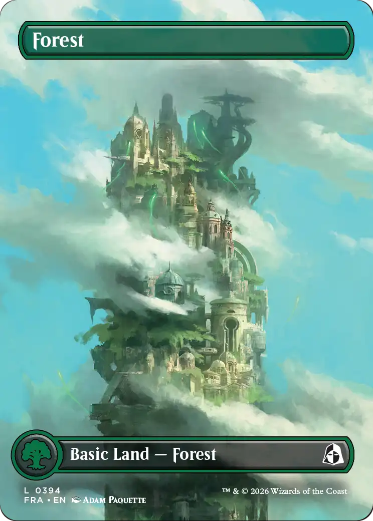 Forest 394 (Reality Fracture) - Borderless Foil