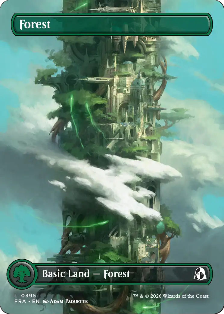 Forest 395 (Reality Fracture) - Borderless Foil