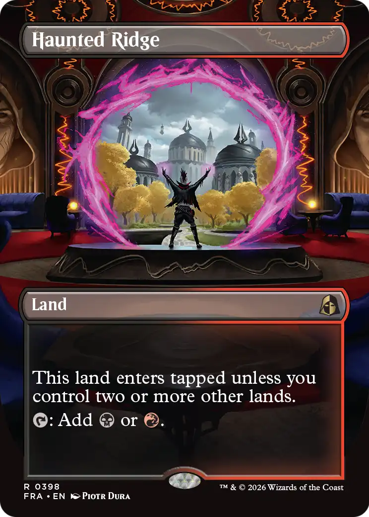 Haunted Ridge 398 (Reality Fracture) - Borderless Foil