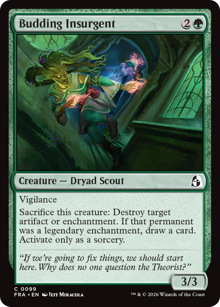Budding Insurgent 99 (Reality Fracture) - Foil