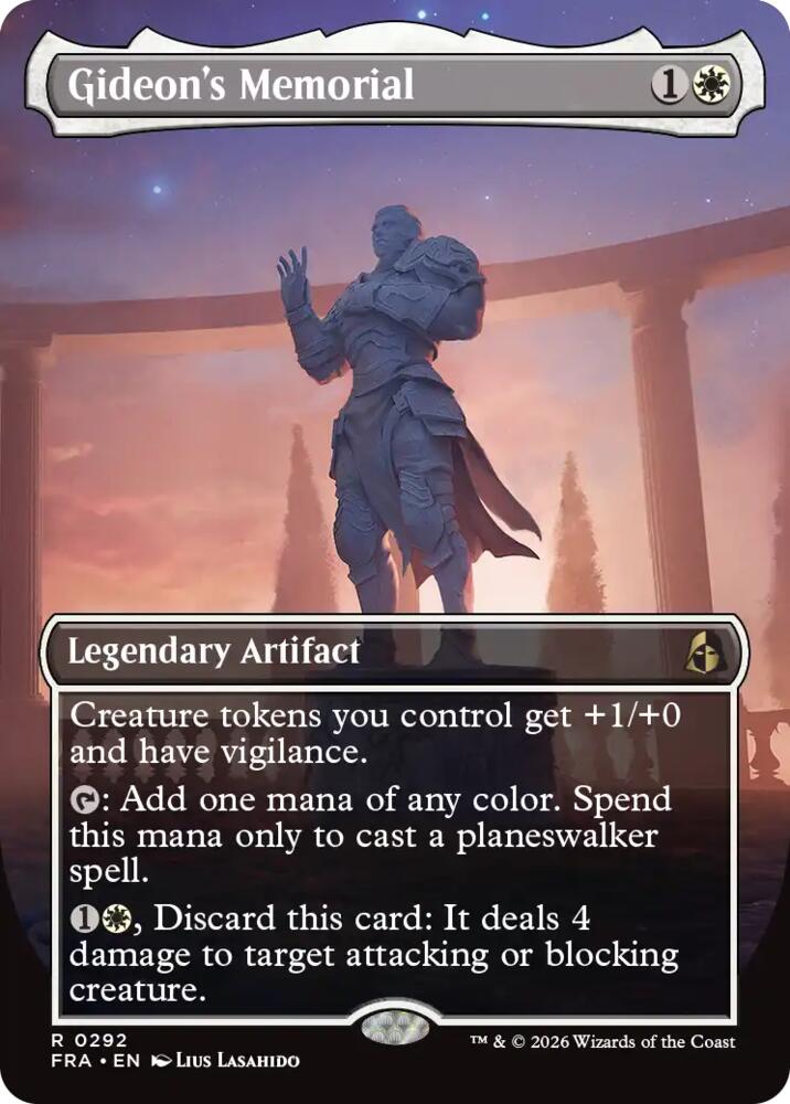 Gideon's Memorial 292 (Reality Fracture) - Borderless