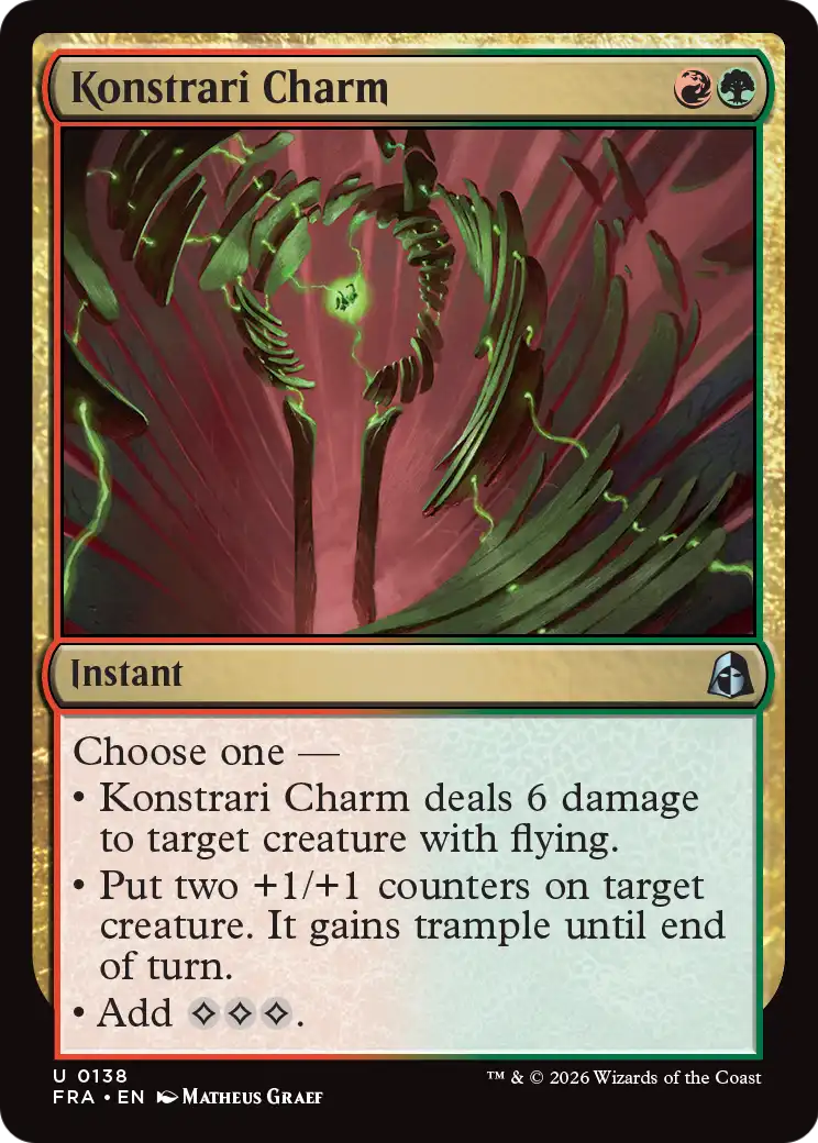Konstrari Charm 138 (Reality Fracture) - Foil