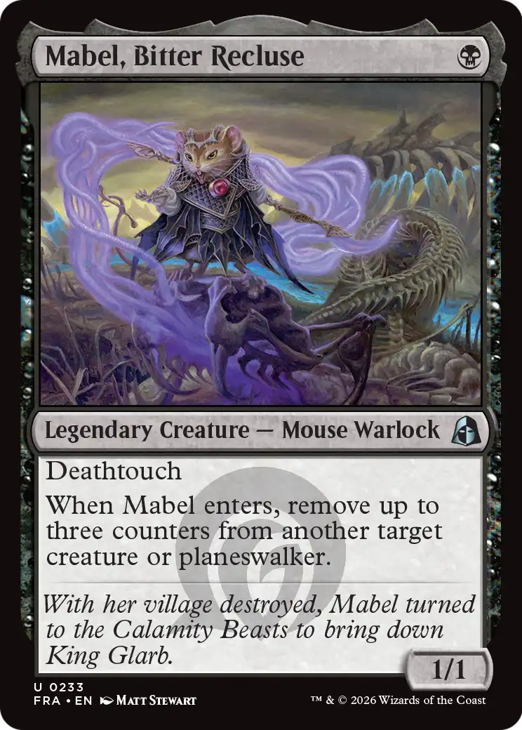 Mabel, Bitter Recluse 233 (Reality Fracture) - Foil