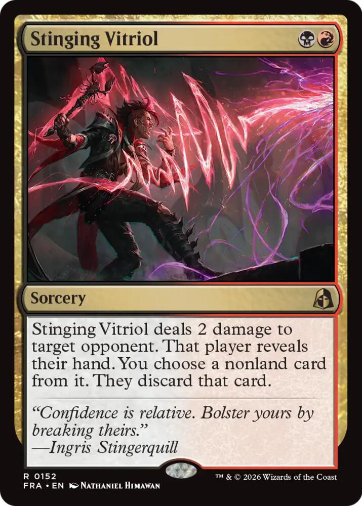 Stinging Vitriol 152 (Reality Fracture)