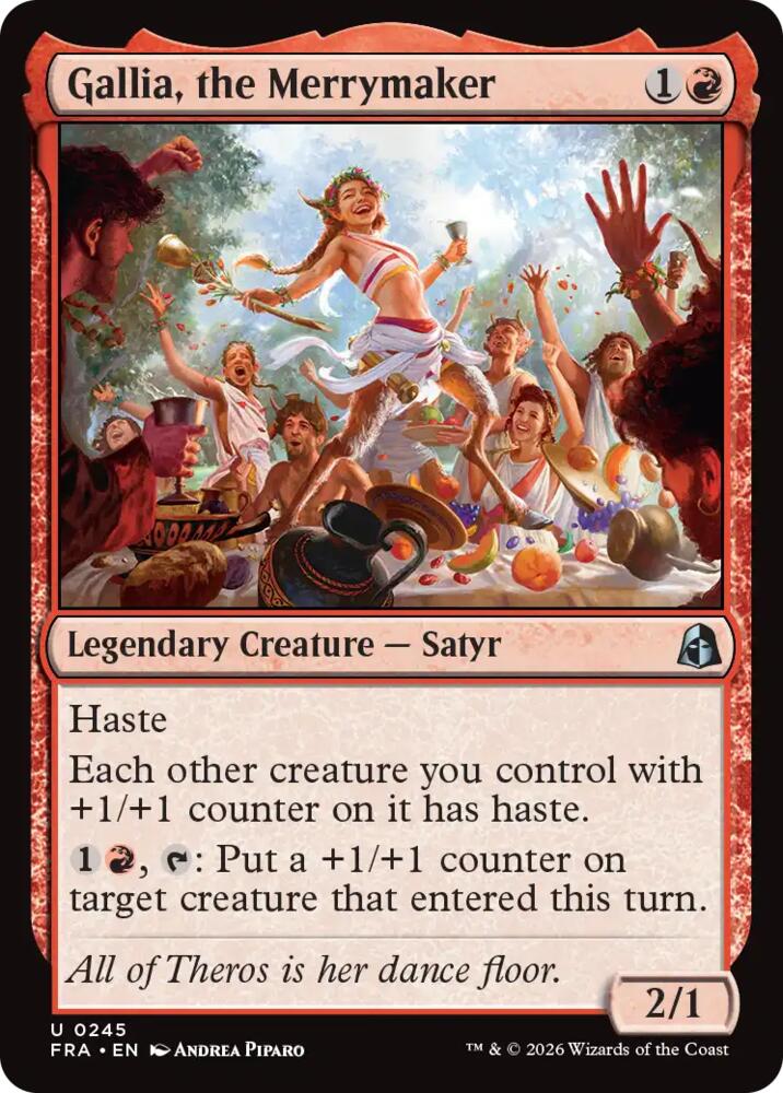 Gallia the Merrymaker 245 (Reality Fracture)