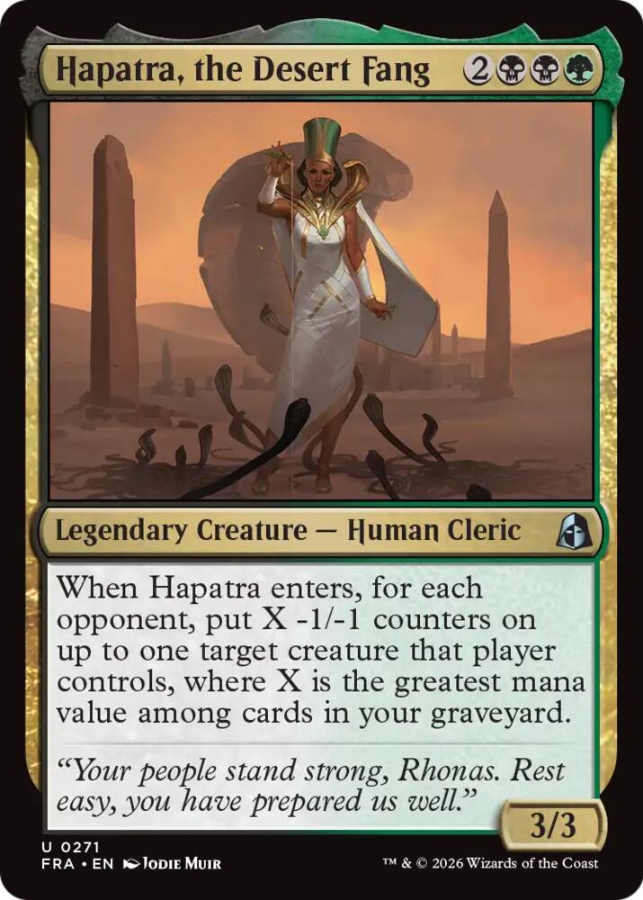 Hapatra, the Desert Fang 271 (Reality Fracture)