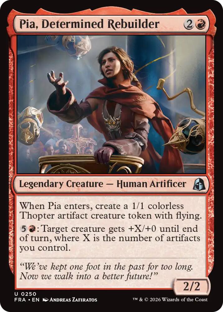 Pia, Determined Rebuilder 250 (Reality Fracture)