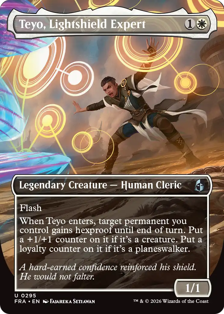 Teyo, Lightshield Expert 295 (Reality Fracture) - Borderless Foil