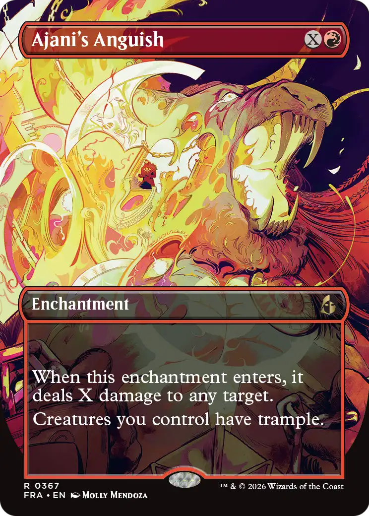 Ajani's Anguish 367 (Reality Fracture) - Borderless