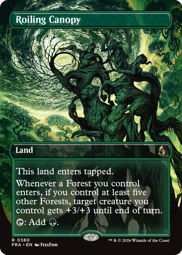 Roiling Canopy 380 (Reality Fracture) - Borderless