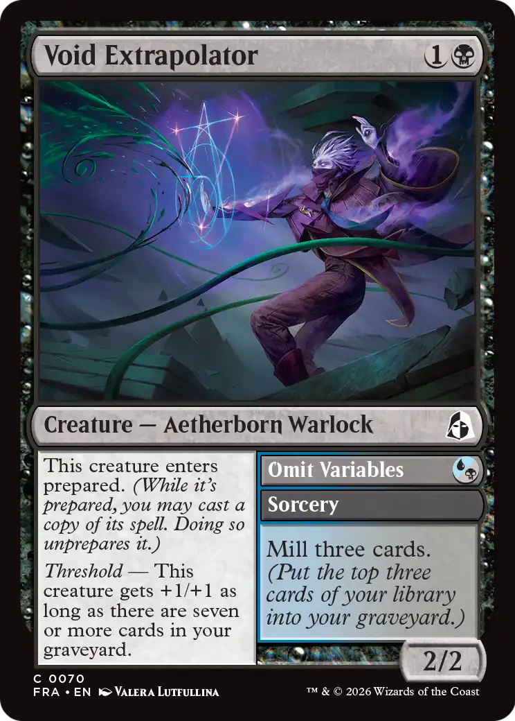 Void Extrapolator // Omit Variables 70 (Reality Fracture) - Foil