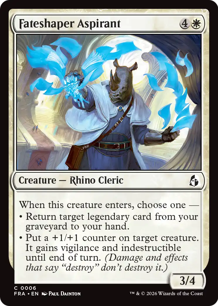 Fateshaper Aspirant 6 (Reality Fracture) - Foil