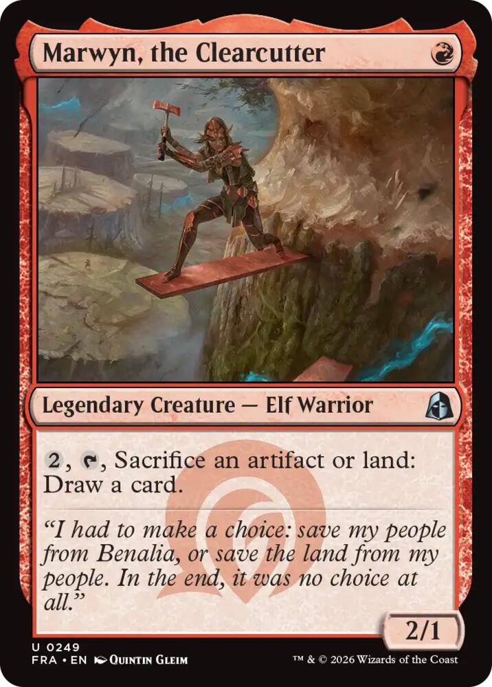 Marwyn, the Clearcutter 249 (Reality Fracture)