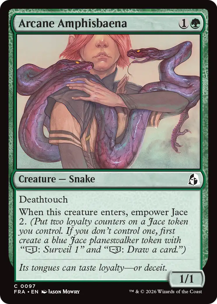 Arcane Amphisbaena 97 (Reality Fracture) - Foil