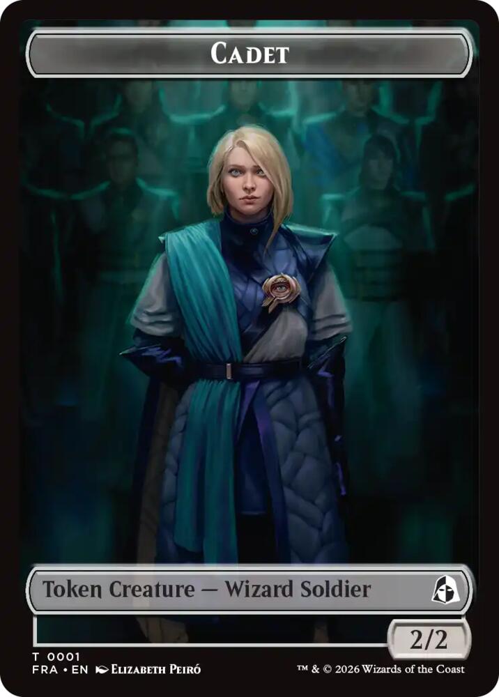 Cadet Jace Double Sided Token 1 // 5 (Reality Fracture)