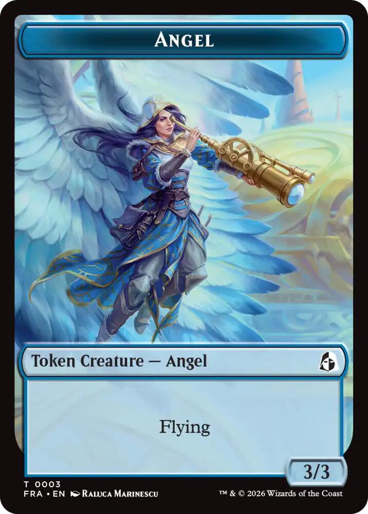 Angel 0003 Beast Double Sided Token 3 // 8 (Reality Fracture)