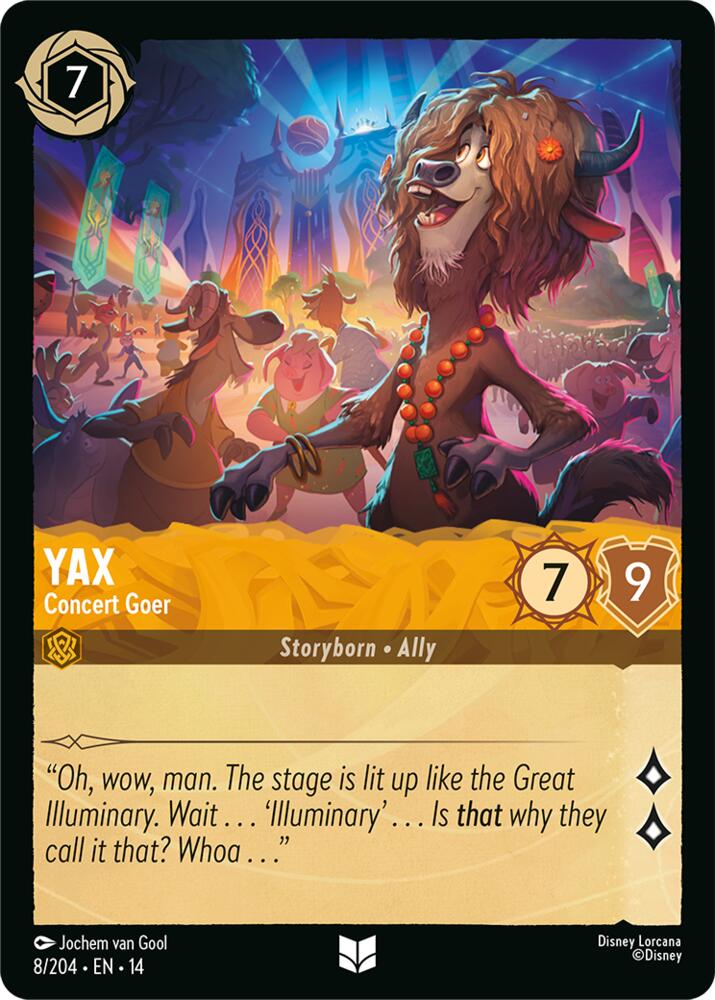 Yax, Concert Goer 8/204 (Hyperia City) - Cold Foil
