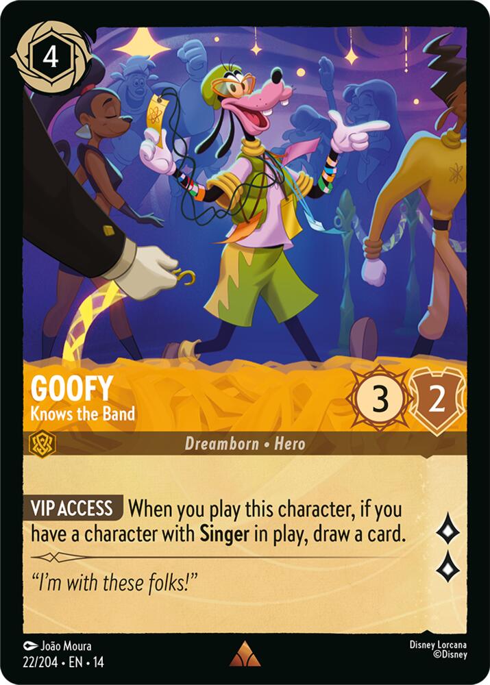 Goofy, Knows the Band 22/204 (Hyperia City)