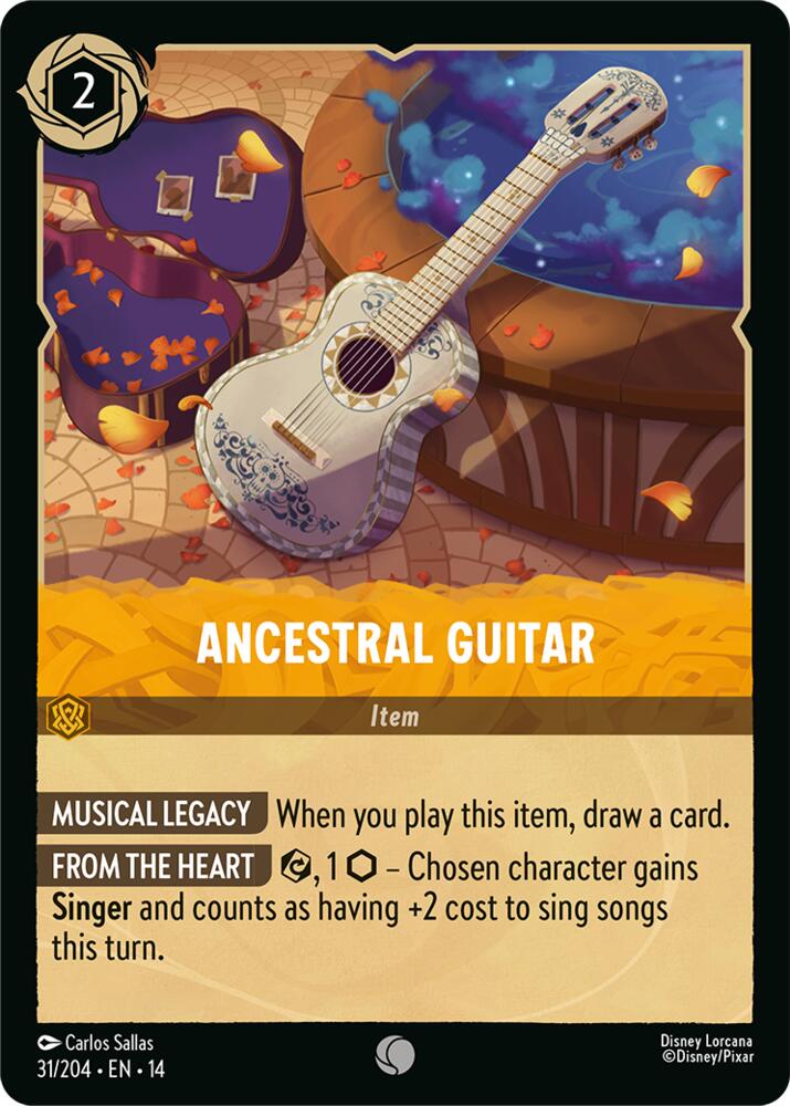 Ancestral Guitar 31/204 (Hyperia City) - Cold Foil