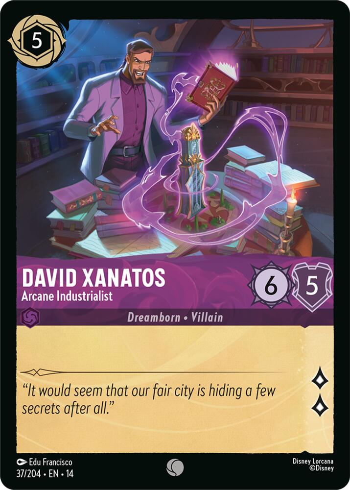 David Xanatos, Arcane Industrialist 37/204 (Hyperia City)