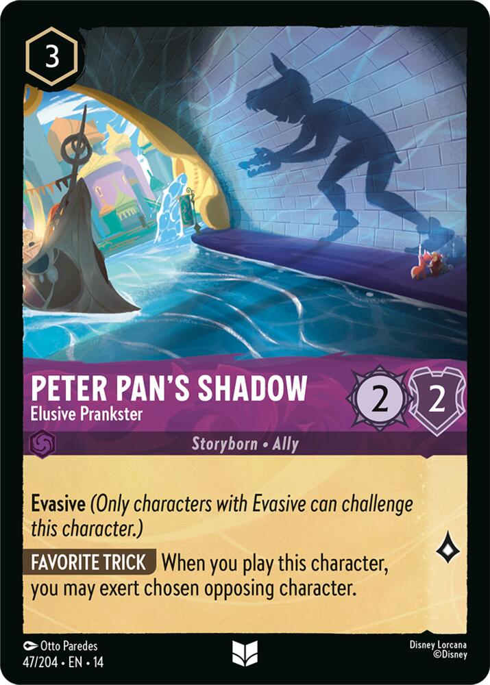 Peter Pan's Shadow, Elusive Prankster 47/204 (Hyperia City) - Cold Foil