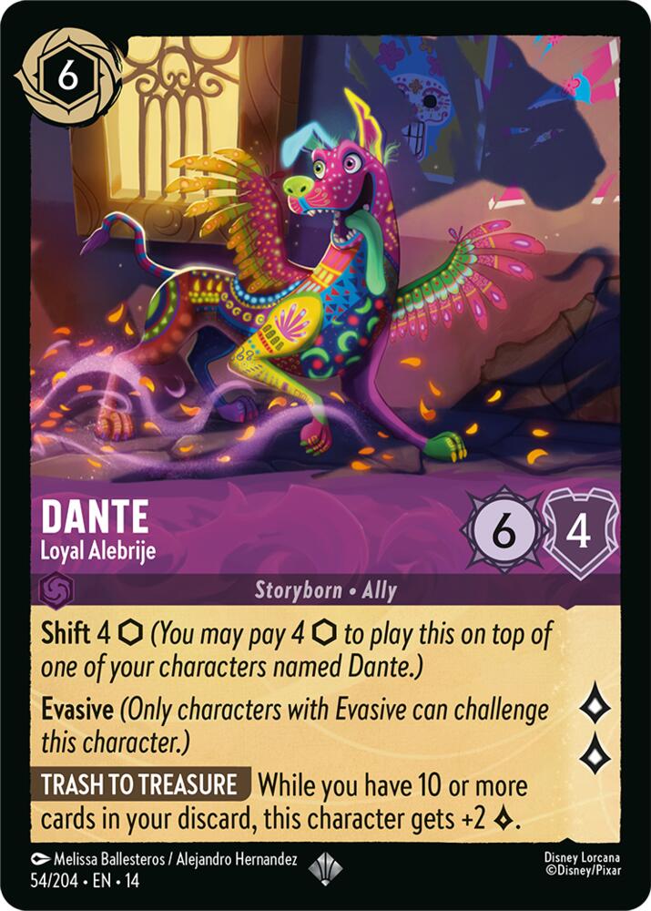 Dante, Loyal Alebrije 54/204 (Hyperia City) - Cold Foil