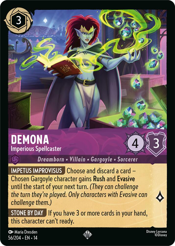 Demona, Imperious Spellcaster 56/204 (Hyperia City)