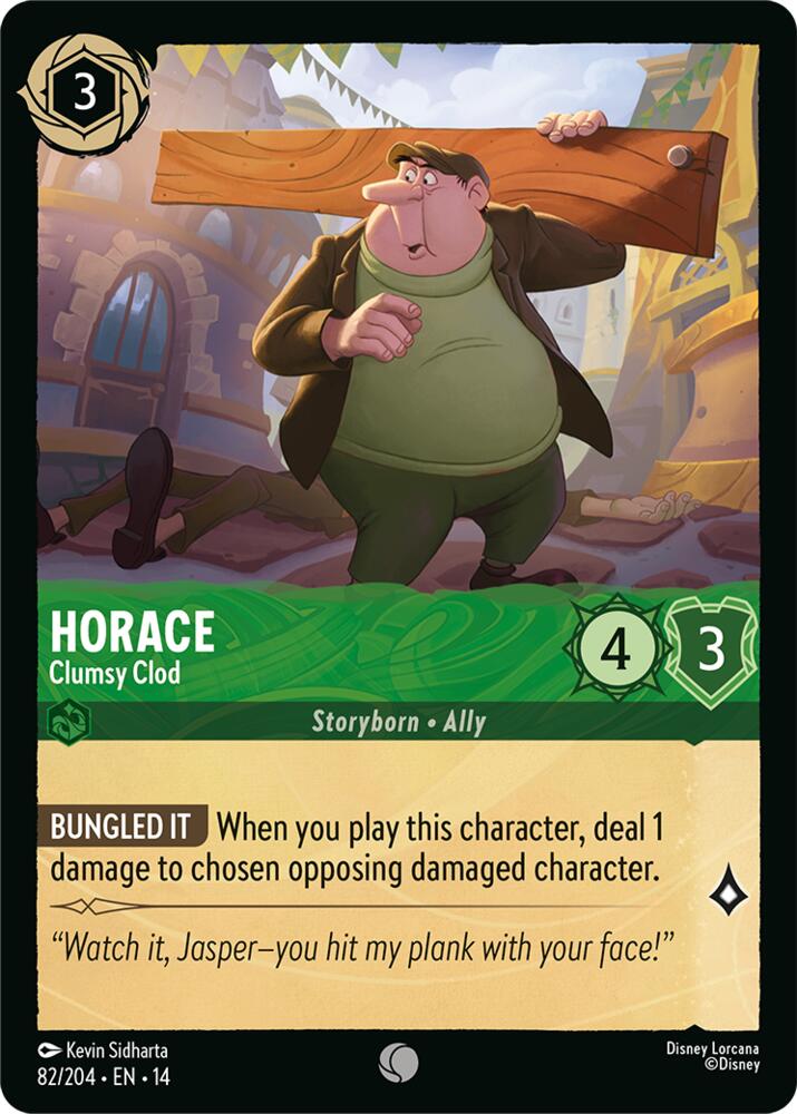Horace, Clumsy Clod 82/204 (Hyperia City)