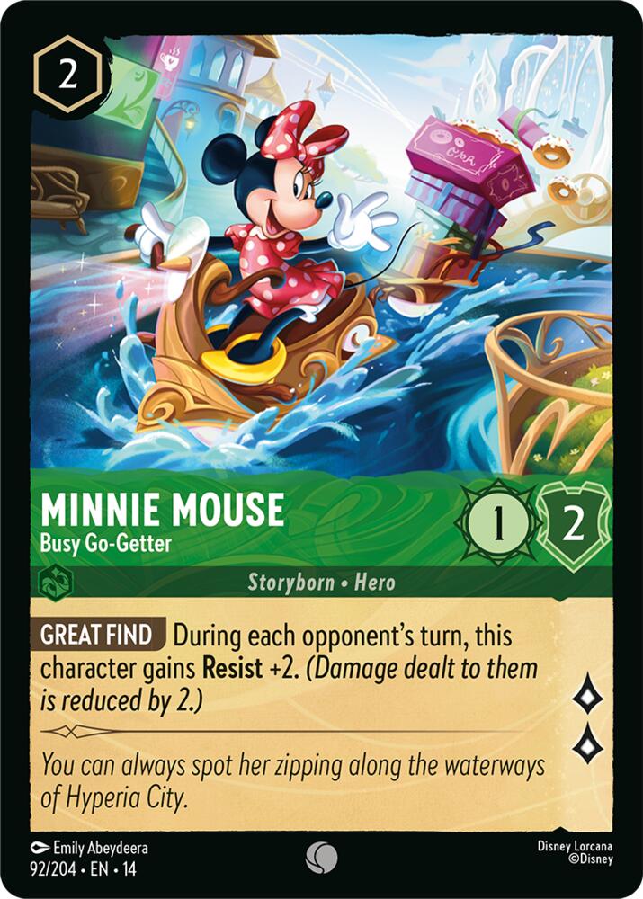 Minnie Mouse, Busy Go Getter 92/204 (Hyperia City)