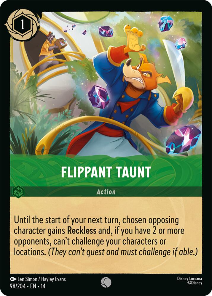 Flippant Taunt 98/204 (Hyperia City)