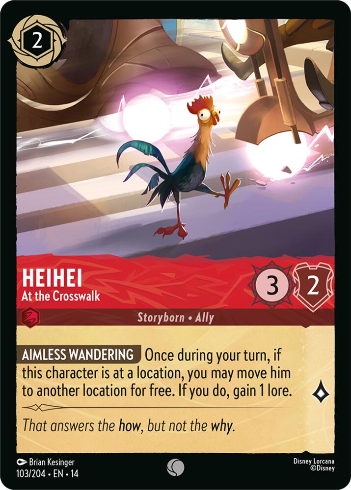 Heihei, At the Crosswalk 103/204 (Hyperia City)