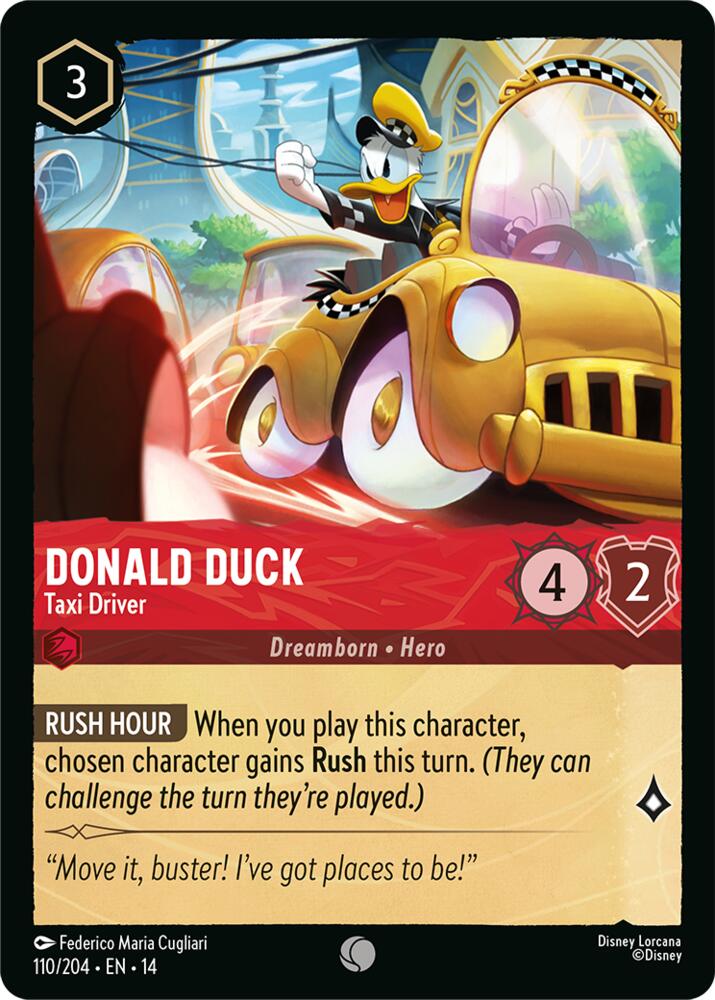 Donald Duck, Taxi Driver 110/204 (Hyperia City)