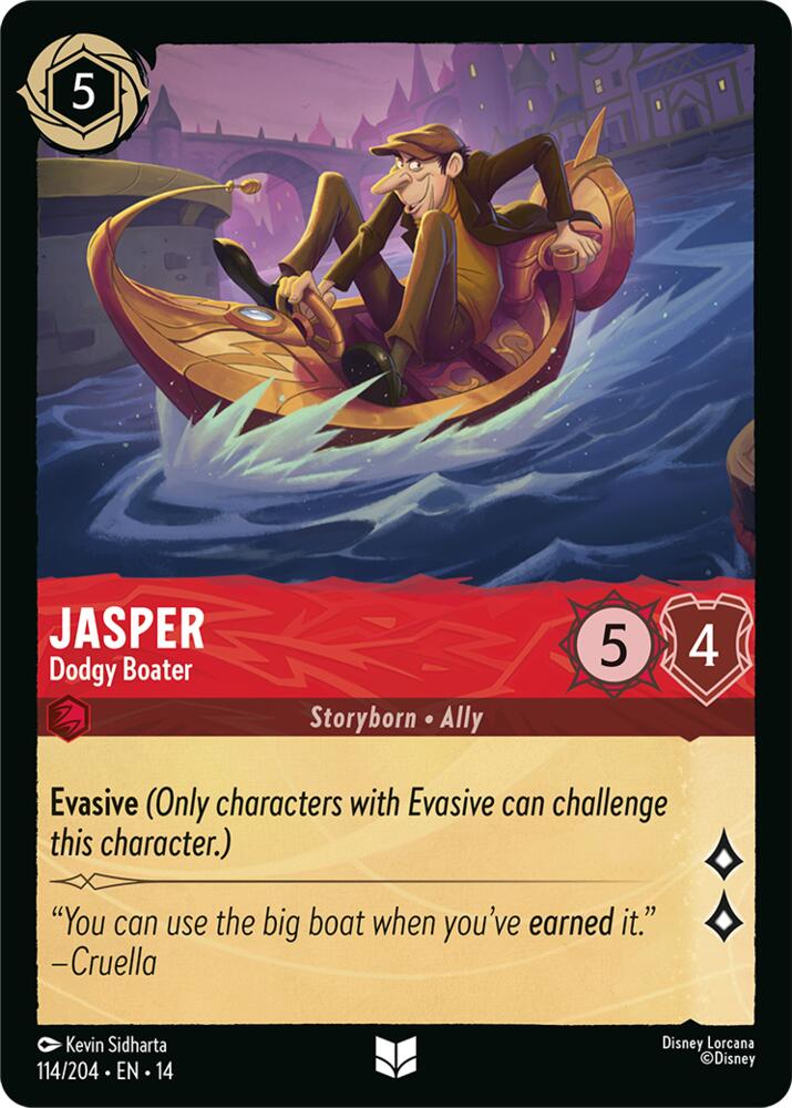 Jasper, Dodgy Boater 114/204 (Hyperia City)
