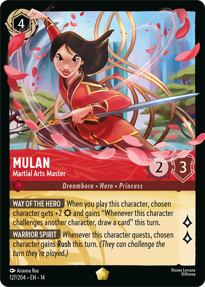 Mulan, Martial Arts Master 127/204 (Hyperia City)