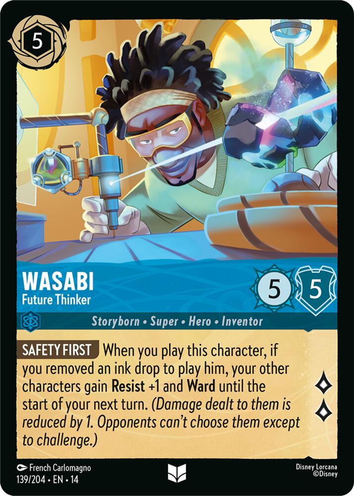 Wasabi, Future Thinker 139/204 (Hyperia City) - Cold Foil