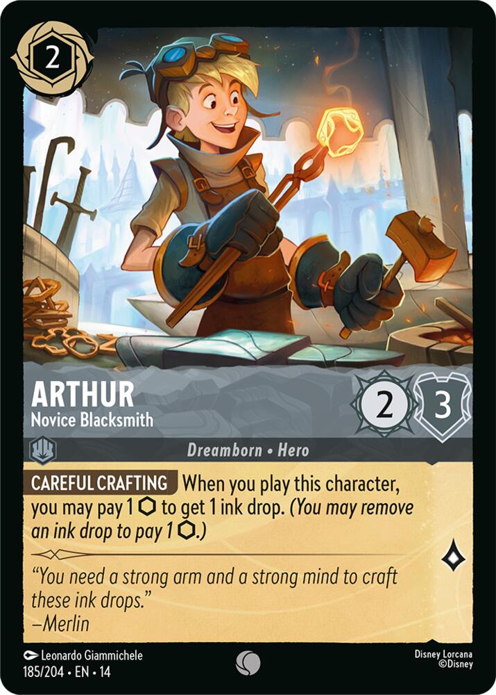 Arthur, Novice Blacksmith 185/204 (Hyperia City) - Cold Foil