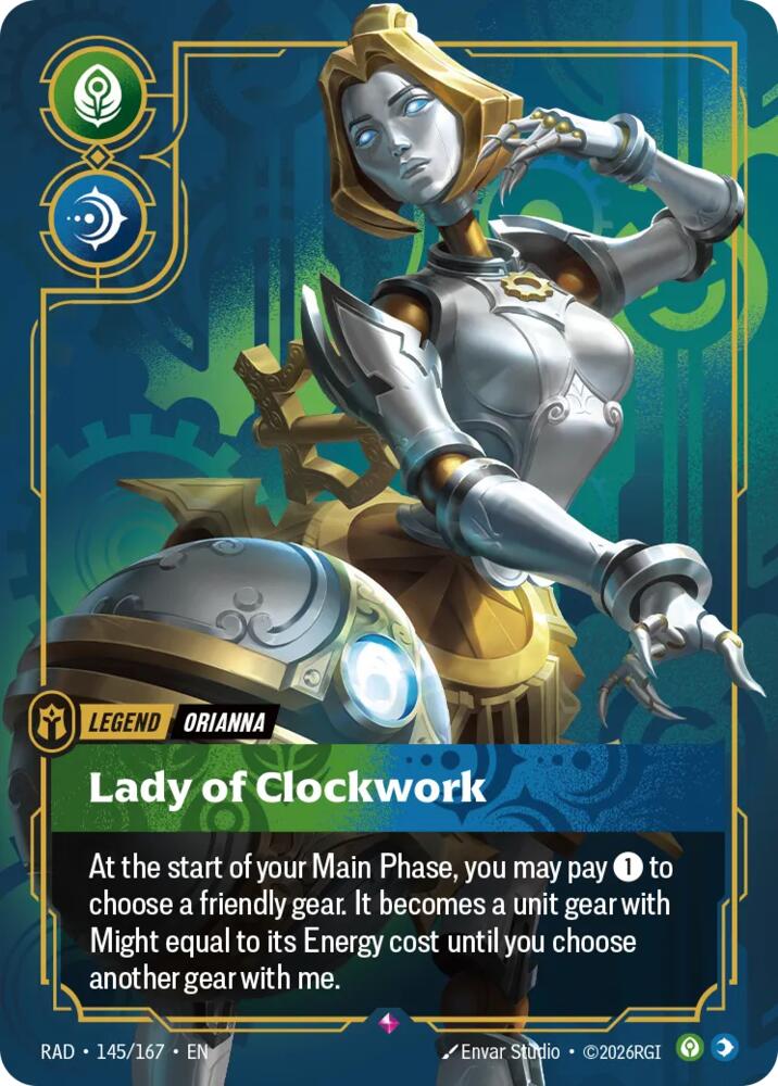 Orianna - Lady of Clockwork 145/167 (Radiance) - Foil