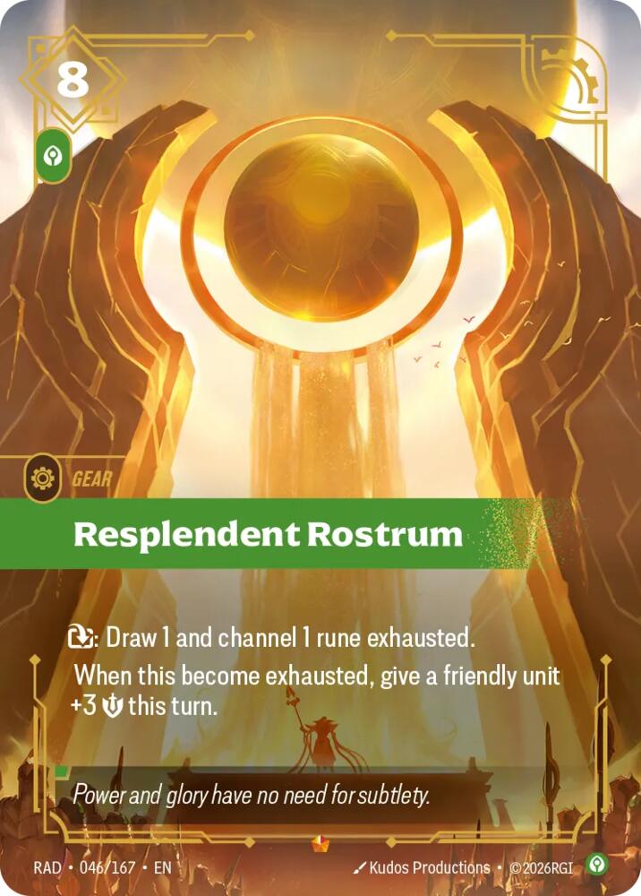 Resplendent Rostrum 046/167 (Radiance) - Foil