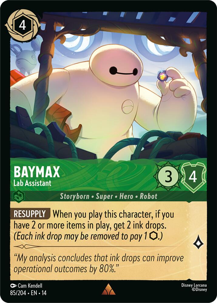 Baymax, Lab Assistant 85/204 (Hyperia City) - Cold Foil