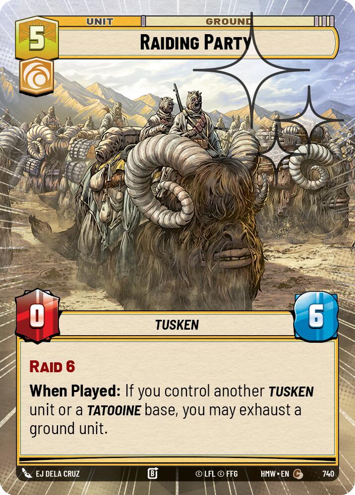 Raiding Party Hyperspace Foil 740 (Homeworlds) - Foil