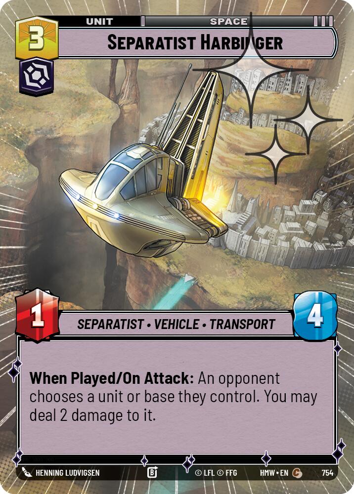 Separatist Harbinger Hyperspace Foil 754 (Homeworlds) - Foil