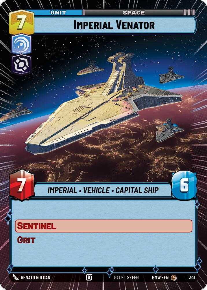Imperial Venator Hyperspace 341 (Homeworlds)