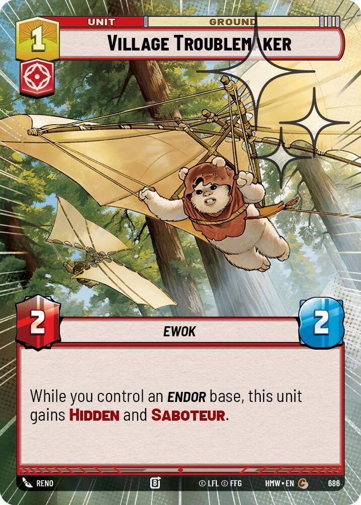 Village Troublemaker Hyperspace Foil 686 (Homeworlds) - Foil