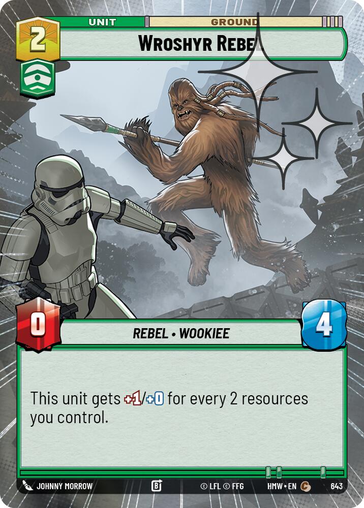 Wroshyr Rebel Hyperspace Foil 643 (Homeworlds) - Foil