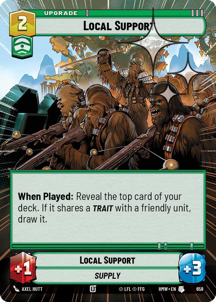 Local Support Hyperspace Foil 658 (Homeworlds) - Foil
