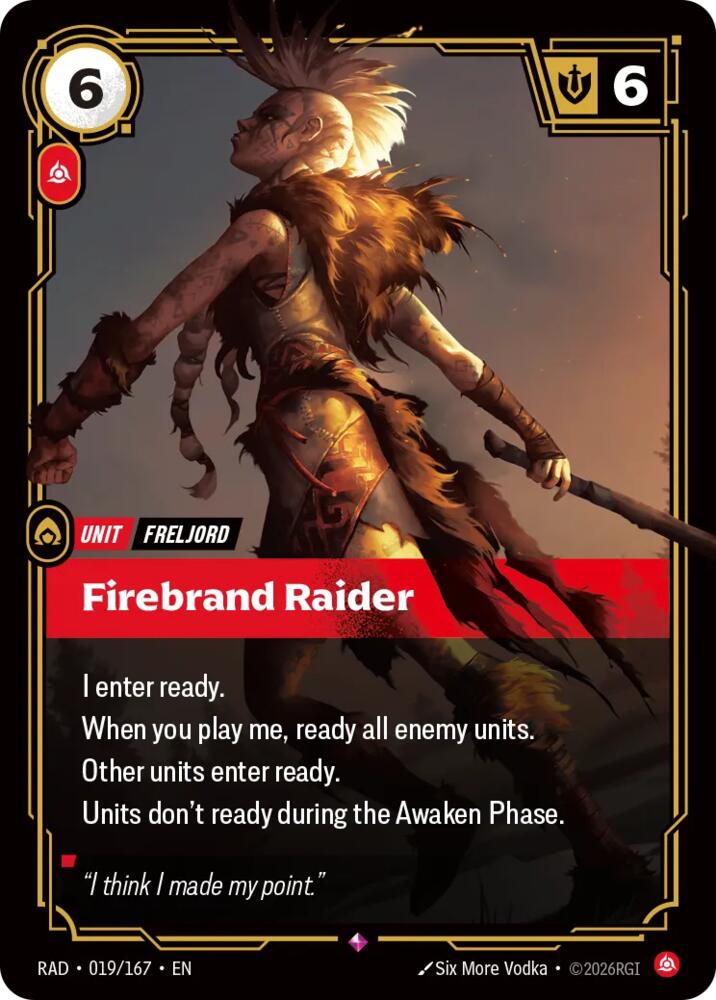 Firebrand Raider 019/167 (Radiance) - Foil