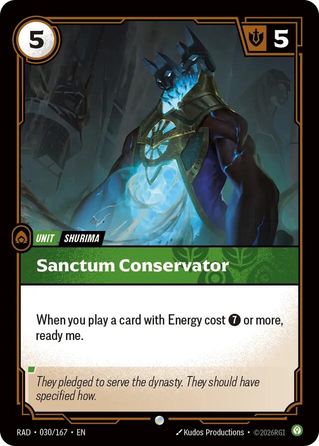 Sanctum Conservator 030/167 (Radiance) - Foil